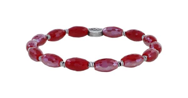 Rot - Petit Glamour d'Afrique - Armband von Konplott